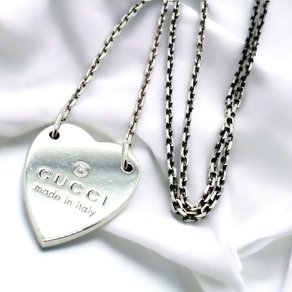 Gucci Pendant Necklace  Silver - Picture 2 of 9